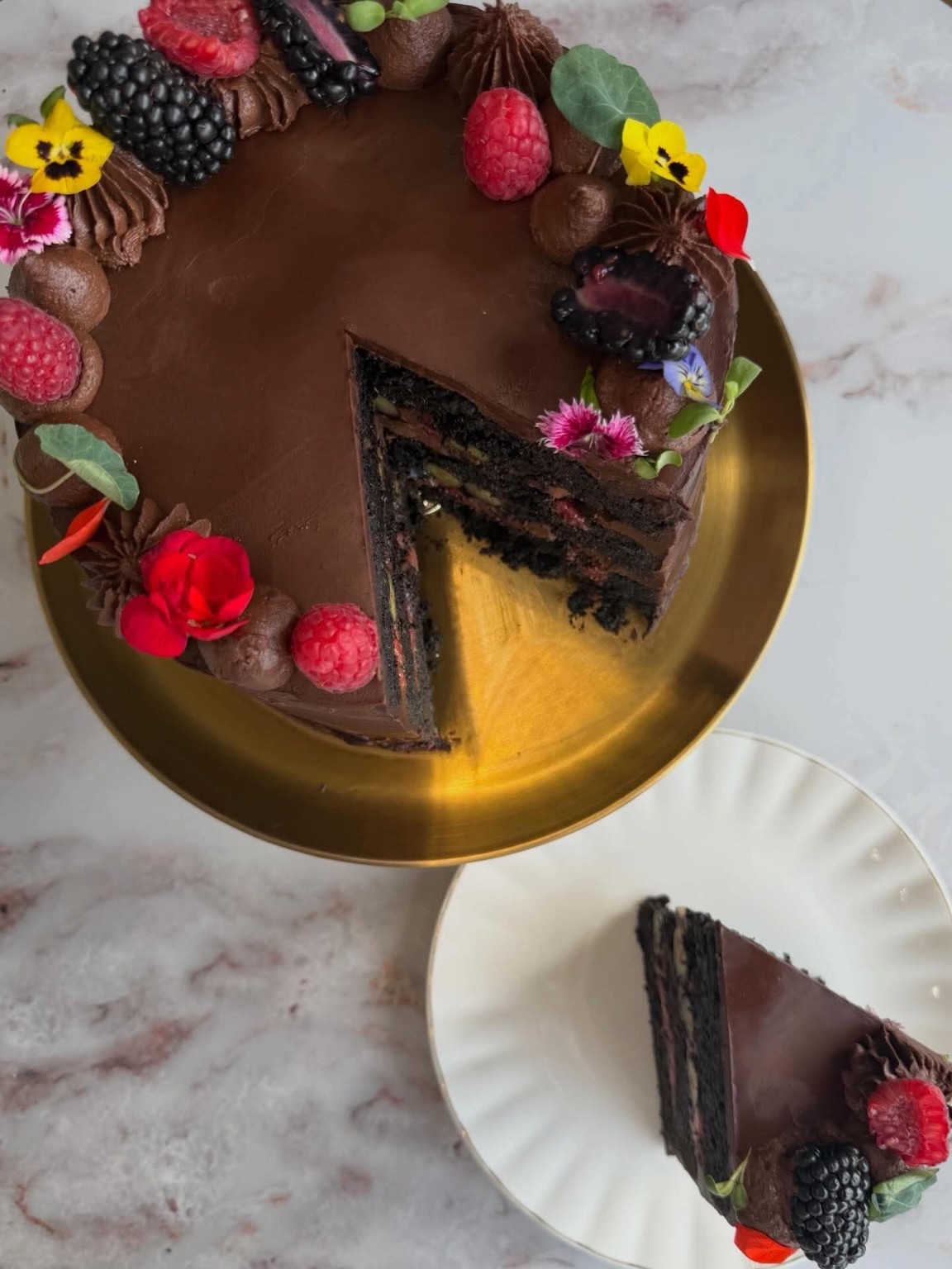 Pastel de chocolate Cecy Bon